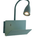 Applique Gulp corpo verde 1XGU10 23X49X27CM - Luce Ambiente Design