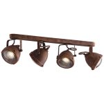 APPLIQUE HABANA RUGGINE 4XGU10 - Luce Ambiente Design
