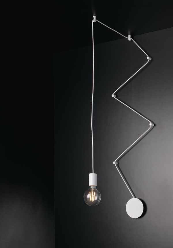 Plafoniera Habitat corpo bianco 1XE27 - Luce Ambiente Design - immagine 1