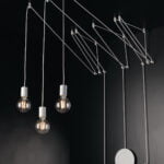 Plafoniera Habitat corpo bianco 3XE27 - Luce Ambiente Design
