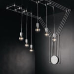 Plafoniera Habitat corpo bianco 6XE27 - Luce Ambiente Design