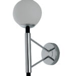 Applique Hammond corpo cromo/nero 1XE14 - Luce Ambiente Design