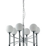 Sospensione Hammond corpo cromo/nero  6XE14 - Luce Ambiente Design