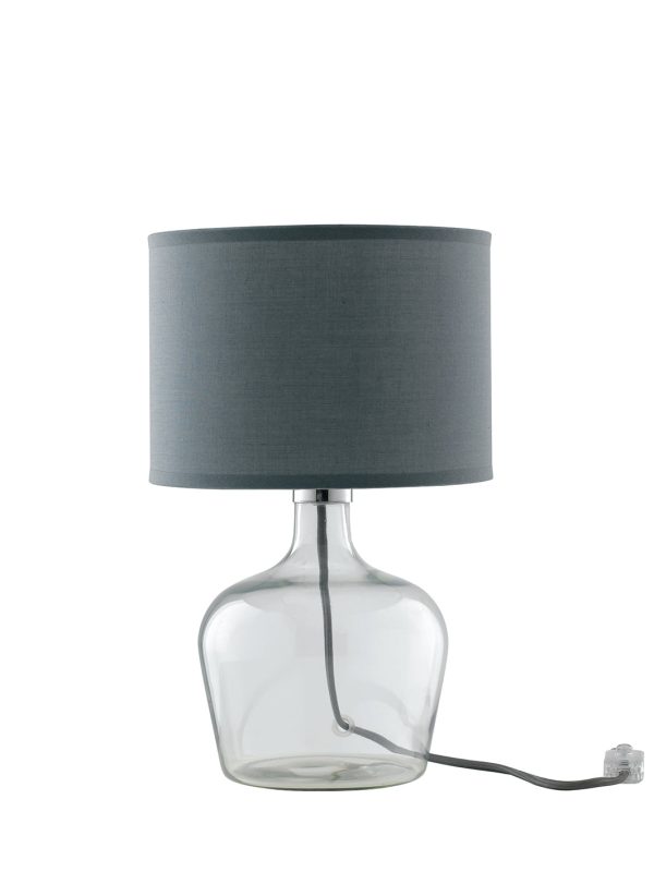 Lume Hendrix corpo grigio 1XE27 - Luce Ambiente Design - immagine 1