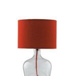 Lume Hendrix corpo rosso 1XE27 - Luce Ambiente Design
