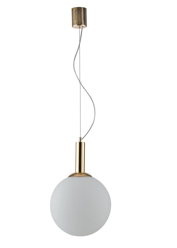 Sospensione Hera corpo oro  1XE27 - Luce Ambiente Design - immagine 1