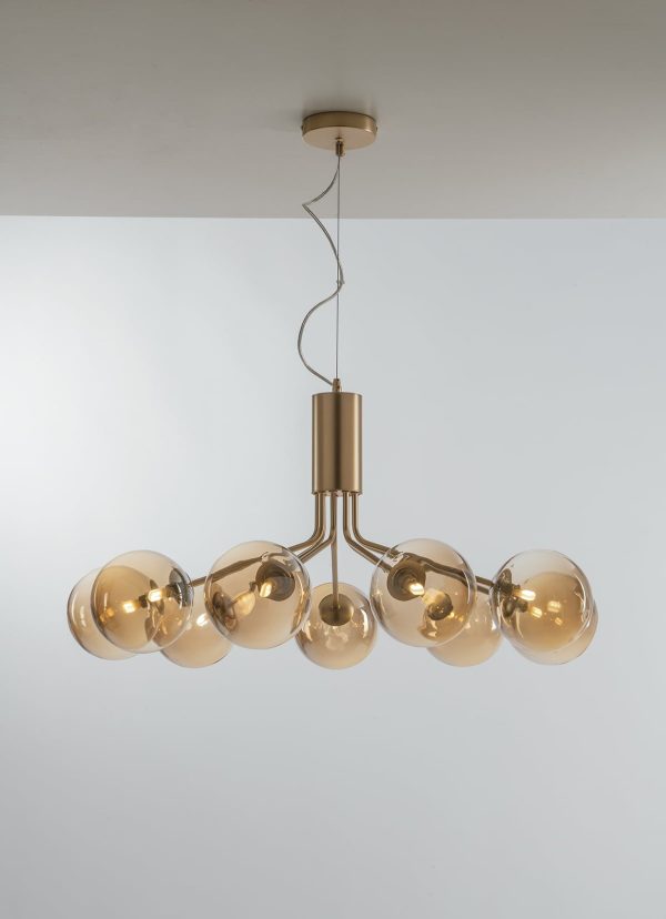 Sospensione Honey corpo ottone 5XG9 - Luce Ambiente Design - immagine 2