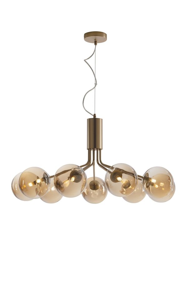 Sospensione Honey corpo ottone 5XG9 - Luce Ambiente Design - immagine 1