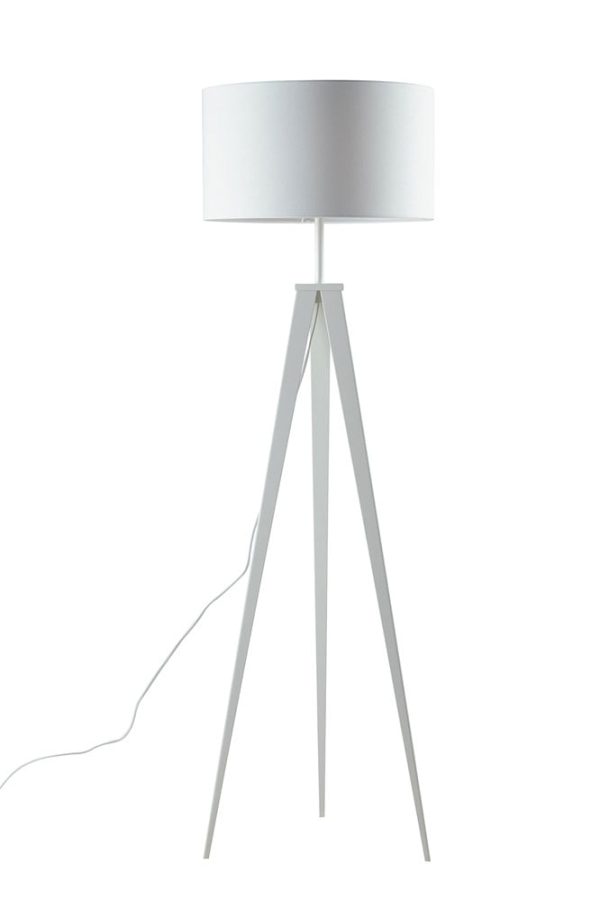 Piantana Ibis corpo bianco 1XE27 - Luce Ambiente Design - immagine 1