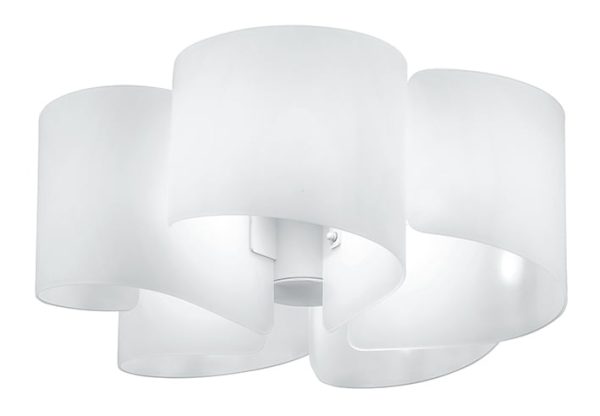 Plafoniera Imagine corpo bianco 5XE27  - Luce Ambiente Design - immagine 1