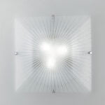 Plafoniera Iside corpo bianco 2XE27 - Luce Ambiente Design