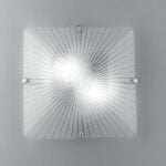 Plafoniera Iside corpo bianco 3XE27 - Luce Ambiente Design