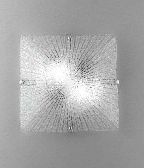 Plafoniera Iside corpo bianco 3XE27 - Luce Ambiente Design - immagine 1