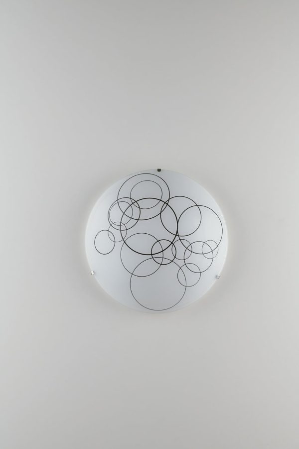 Plafoniera Karma corpo bianco 2XE27 - Luce Ambiente Design - immagine 1