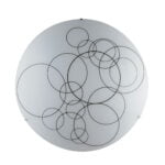 Plafoniera Karma corpo bianco 4XE27 - Luce Ambiente Design