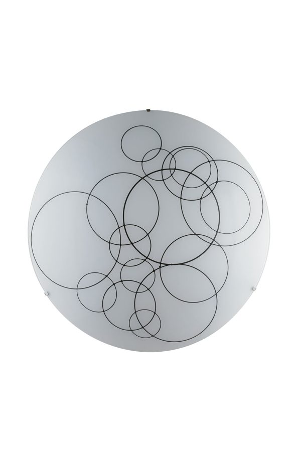 Plafoniera Karma corpo bianco 4XE27 - Luce Ambiente Design - immagine 1