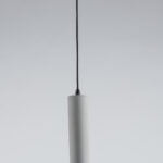 Sospensione tubolare in cemento Kruk grigio 1xGU10 - Luce Ambiente Design