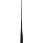 Sospensione Lancelot corpo nero 1XGU10 Luce Ambiente Design