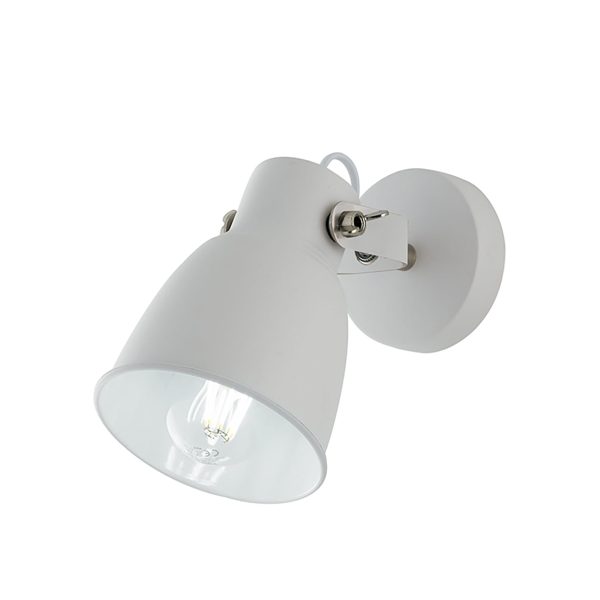Applique Legend corpo bianco 1XE27 12,3X19,5X22CM - Luce Ambiente Design - immagine 1