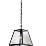 Sospensione Lexington corpo nero 1XE27 - Luce Ambiente Design
