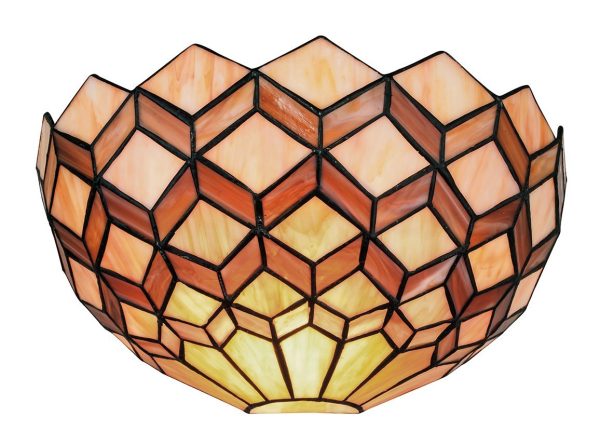 Applique Liberty corpo tiffany 1XE27 30X16X15CM - Luce Ambiente Design - immagine 1