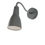 Applique Logiko corpo grigio 1XE14 - Luce Ambiente Design