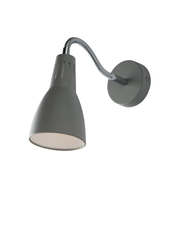 Applique Logiko corpo grigio 1XE14 - Luce Ambiente Design - immagine 1