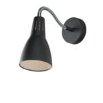 Applique Logiko corpo nero 1XE14 - Luce Ambiente Design