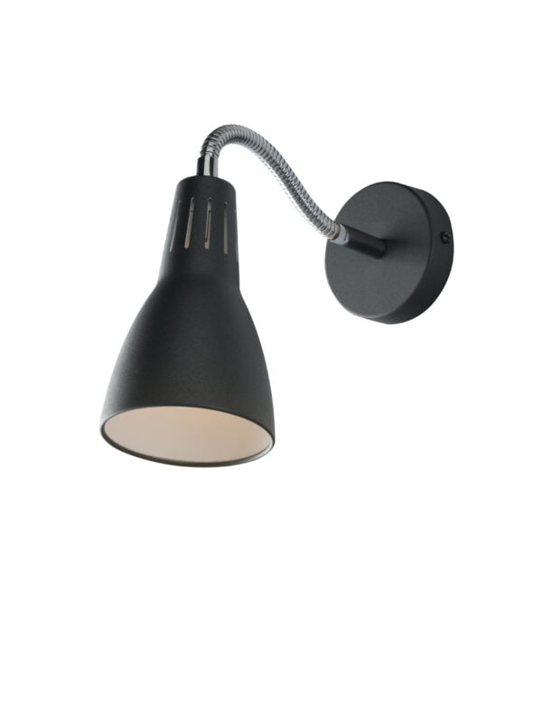 Applique Logiko corpo nero 1XE14 - Luce Ambiente Design - immagine 1