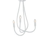 Plafoniera Lover corpo bianco 3XE14 150X120CM - Luce Ambiente Design