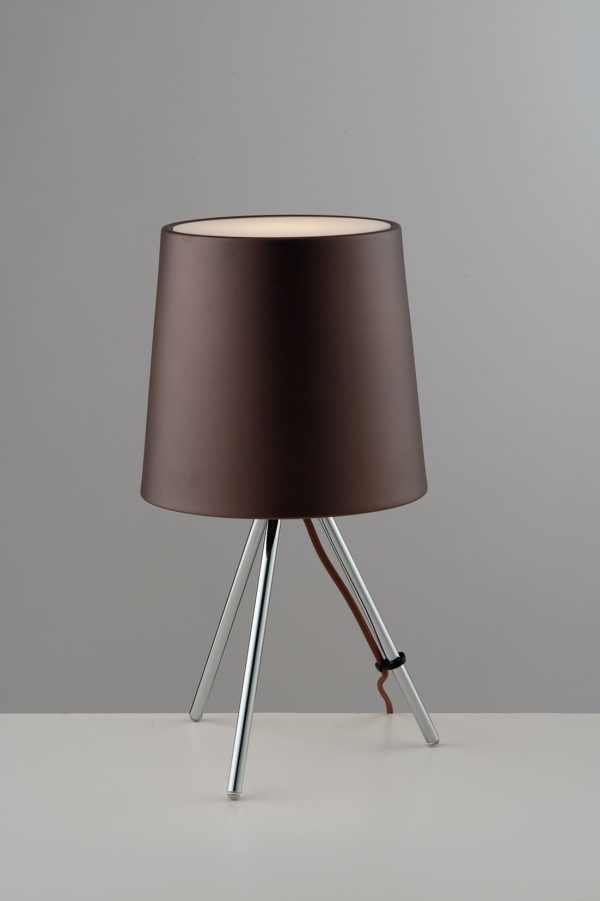 Lume Marley corpo marrone 1XE14 - Luce Ambiente Design - immagine 1