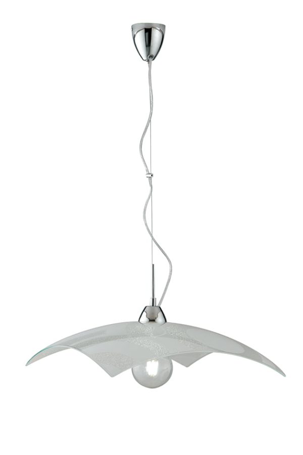 Sospensione Miro' corpo bianco 1XE27 - Luce Ambiente Design - immagine 1