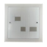 Plafoniera Musa corpo bianco 2XE27 - Luce Ambiente Design
