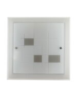 Plafoniera Musa corpo bianco 2XE27 - Luce Ambiente Design