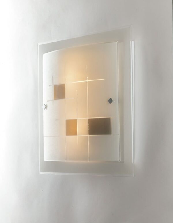 Plafoniera Musa corpo bianco 2XE27 - Luce Ambiente Design - immagine 2