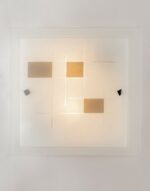 Plafoniera Musa corpo bianco 2XE27 - Luce Ambiente Design - immagine 2