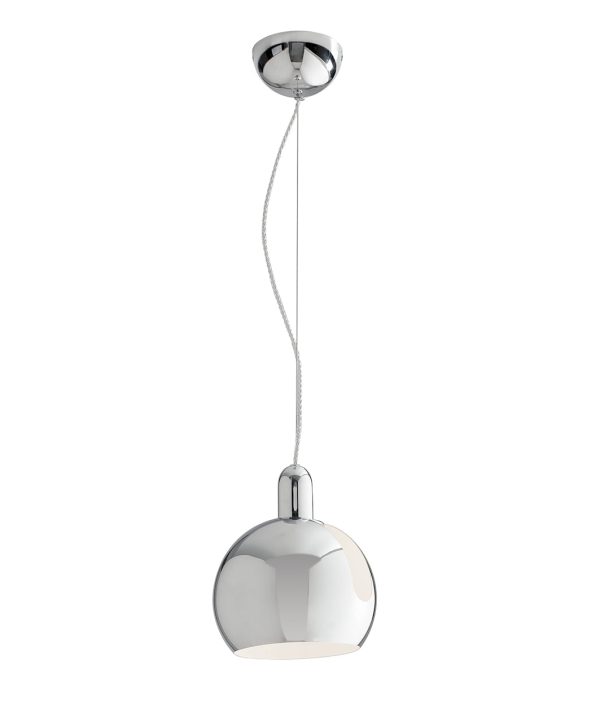 I-NARCISO-S20 Sospensione Narcisio corpo cromo 1XE27 - Luce Ambiente Design - immagine 1