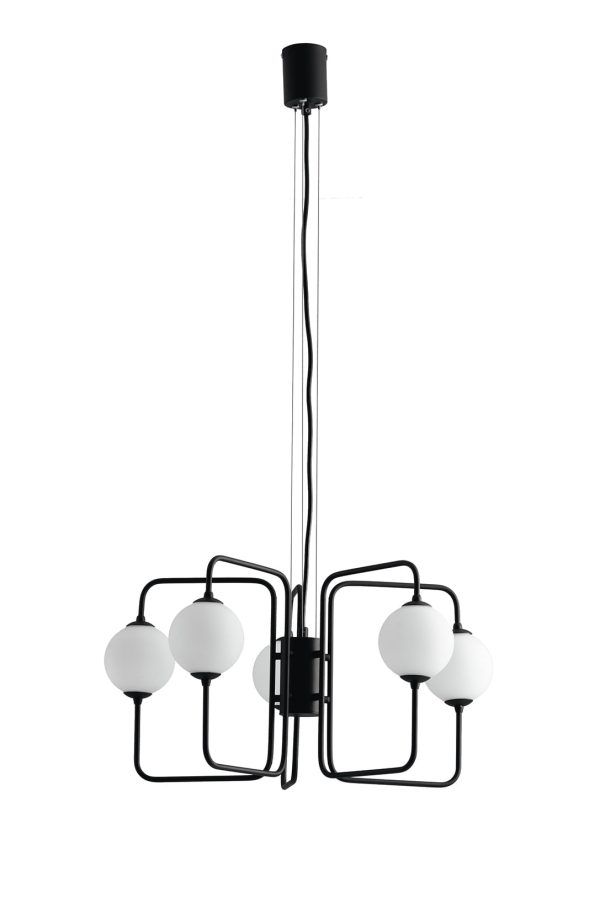 Sospensione Neutron corpo nero  5XG9 - Luce Ambiente Design - immagine 1