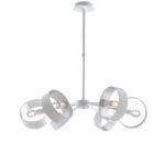 Sospensione Olympic corpo bianco/argento 6XE14 - Luce Ambiente Design