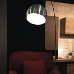 Piantana Plaza corpo nickel 1XE27 - Luce Ambiente Design - immagine 4