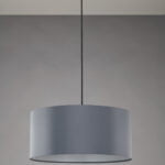 Paralume MaxL corpo grigio E27/E14 - Luce Ambiente Design