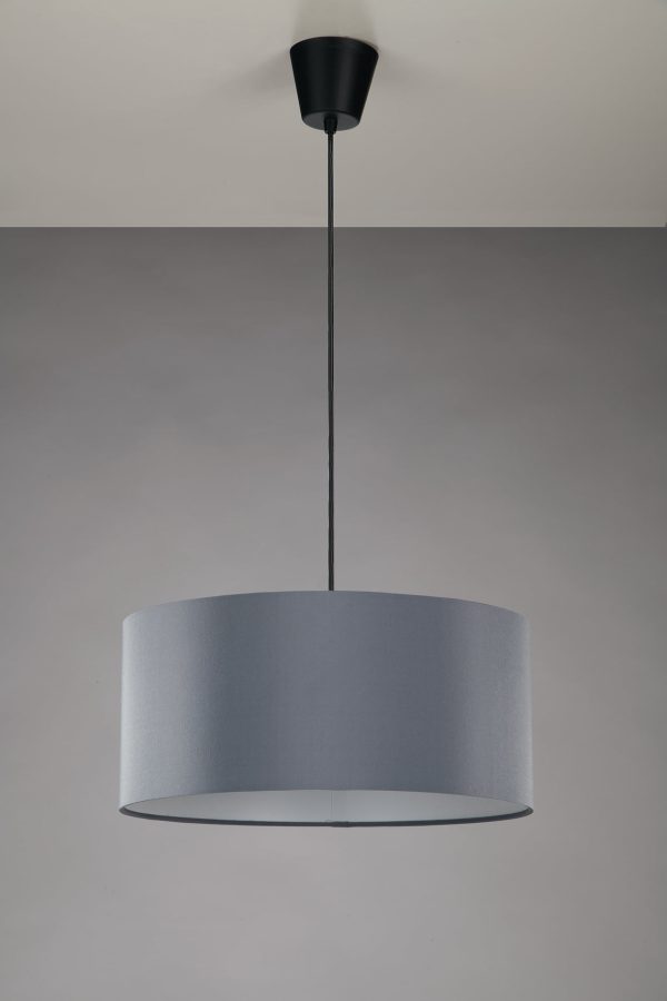 Paralume MaxL corpo grigio E27/E14 - Luce Ambiente Design - immagine 1