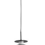 Sospensione Record corpo nero 1XE14 - Luce Ambiente Design