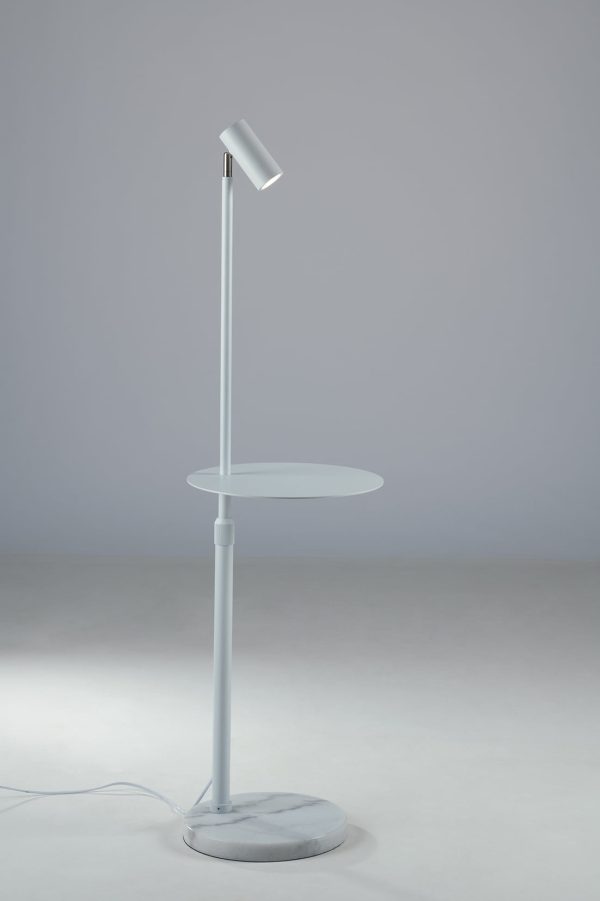 Piantana Relax corpo bianco 1XGU10 - Luce Ambiente Design - immagine 1