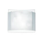 Plafoniera Righe corpo bianco  2XE27 - Luce Ambiente Design