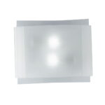 Plafoniera Righe corpo bianco 3XE27 - Luce Ambiente Design - immagine 2