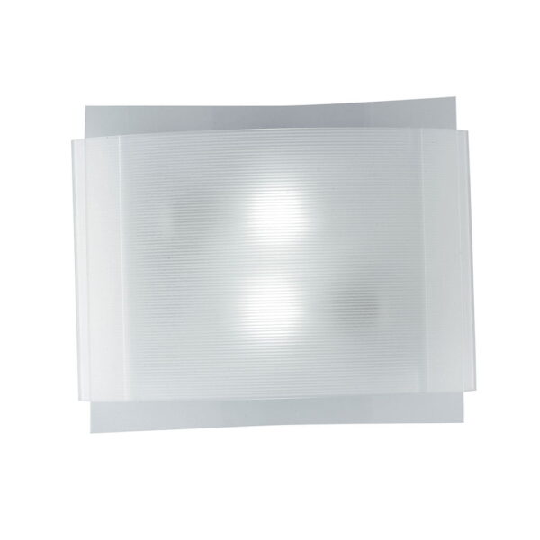 Plafoniera Righe corpo bianco 3XE27 - Luce Ambiente Design - immagine 2