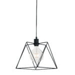 Sospensione Santana corpo nero 1XE27 - Luce Ambiente Design