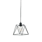 Sospensione Santana corpo nero 1XE27 - Luce Ambiente Design