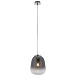 Sospensione Smoke corpo vetro fume' 1X27 - Luce Ambiente Design